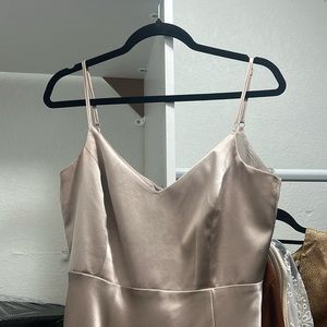 Birdy Grey Floor length bridesmaids dress